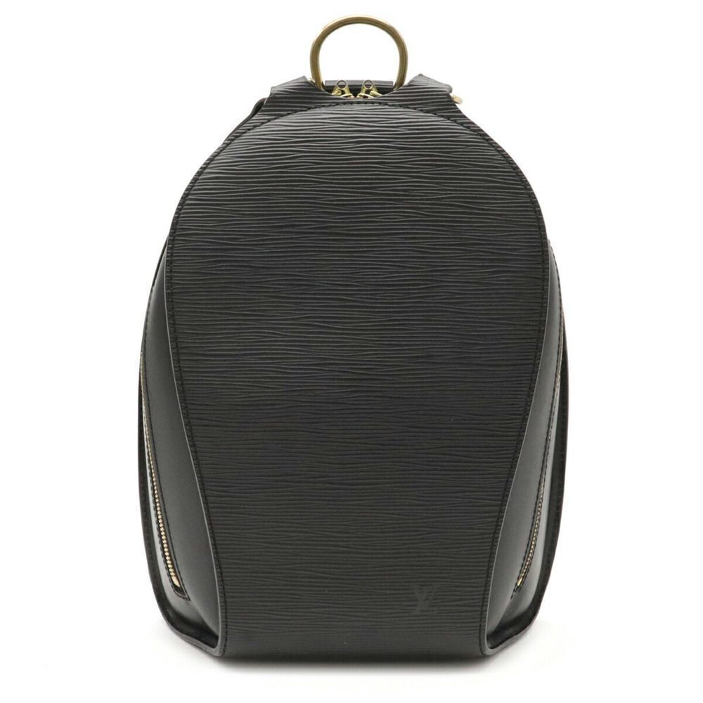 Louis Vuitton Epi Mabillon Rucksack Backpack Shoulder Bag Leather Black